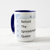 Mighty Spreadsheet Queen, Excel Blue