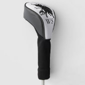 Mighty Taurus de Bull Zodiac Initiaal Golfheadcover (Schuin)