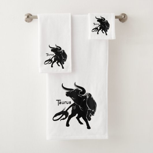 Mighty Taurus the Bull Zodiac Bad Handdoek