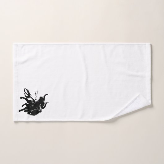 Mighty Taurus the Bull Zodiac Bad Handdoek (Handdoek)