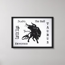 Mighty Taurus the Bull Zodiac
