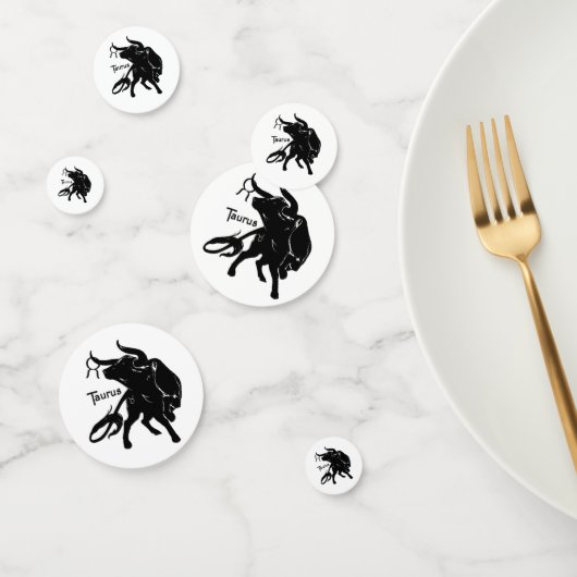 Mighty Taurus the Bull Zodiac Confetti (Groep)