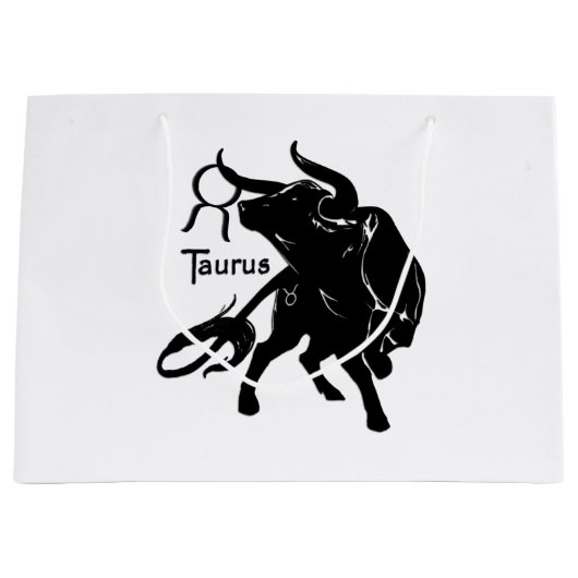 Mighty Taurus the Bull Zodiac Groot Cadeauzakje (Voorkant)
