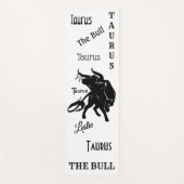 Mighty Taurus the Bull Zodiac Personal Yogamat (Voorkant)