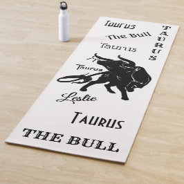 Mighty Taurus the Bull Zodiac Personal Yogamat
