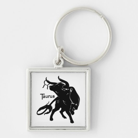 Mighty Taurus the Bull Zodiac Sleutelhanger (Voorkant)