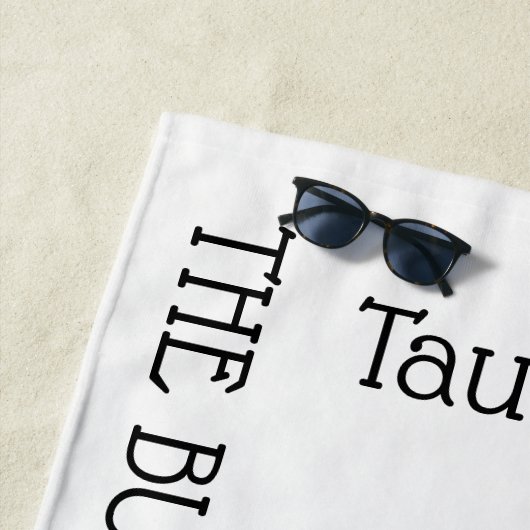 Mighty Taurus the Bull Zodiac Strandlaken (In situ)