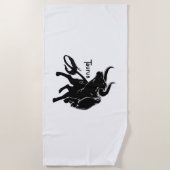 Mighty Taurus the Bull Zodiac Strandlaken (Voorkant)