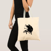 Mighty Taurus the Bull Zodiac Tote Bag (Voorkant (product))
