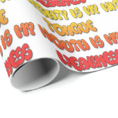 Mighty Tongue Weak Mouth pic Cadeaupapier (Rol Hoek)