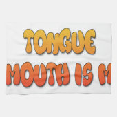 Mighty Tongue Weak Mouth pic Theedoek (Horizontaal)