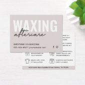 Mighty Waxing Aftercare Kaart Hair Removal Kaart (Bureau)