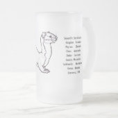 Mighty Weasel Matglas Bierpul (Voorkant rechts)