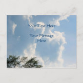 Mighty White Clouds Natuur Briefkaart (Voorkant)