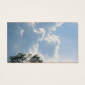 Mighty White Clouds Natuur Visitekaartje (Achterkant)