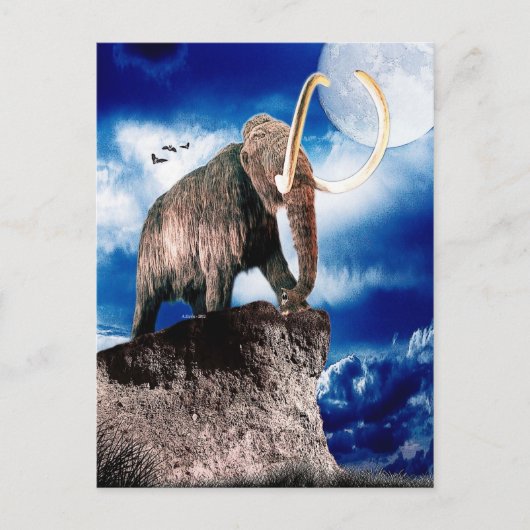 Mighty Wooly Mammoth Briefkaart (Voorkant)