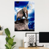 Mighty Wooly Mammoth Poster (Thuiskantoor)