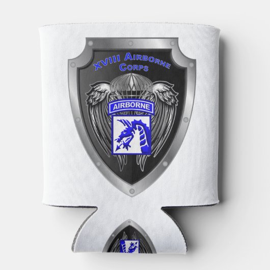 Mighty XVIII Airborne Corps Blikjeskoeler (Achterkant)