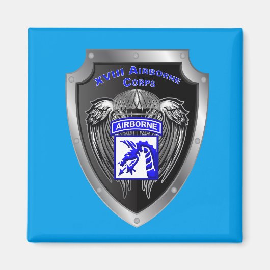 Mighty XVIII Airborne Corps Magneet (Voorkant)