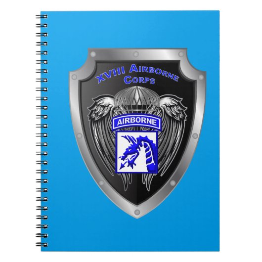 Mighty XVIII Airborne Corps Notitieboek (Voorkant)