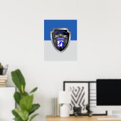 Mighty XVIII Airborne Corps Poster (Thuiskantoor)