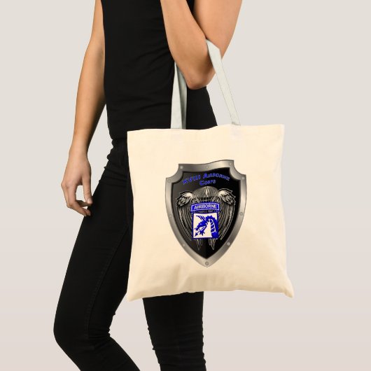 Mighty XVIII Airborne Corps Tote Bag (Voorkant (product))