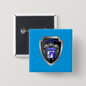 Mighty XVIII Airborne Corps Vierkante Button 5,1 Cm (Voorkant /achterkant)