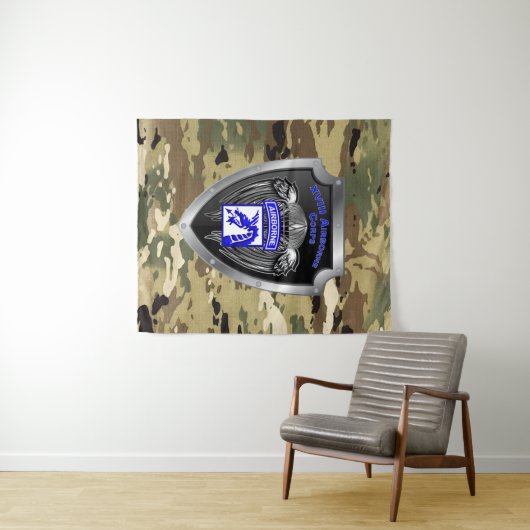 Mighty XVIII Airborne Corps Wandkleed (In Situ (horizontaal))