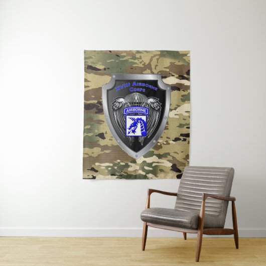 Mighty XVIII Airborne Corps Wandkleed (In situ)