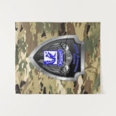 Mighty XVIII Airborne Corps Wandkleed (Voorkant (horizontaal))