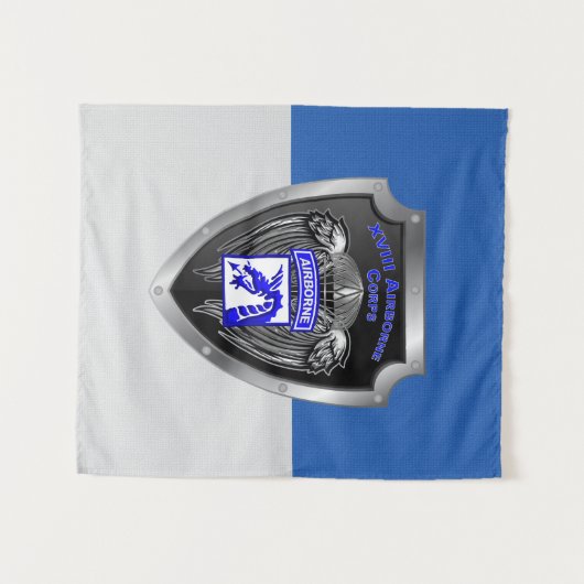 Mighty XVIII Airborne Corps Wandkleed (Voorkant (horizontaal))