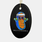 Mightychondria Cellular Biology Science Teacher Keramisch Ornament (Links)