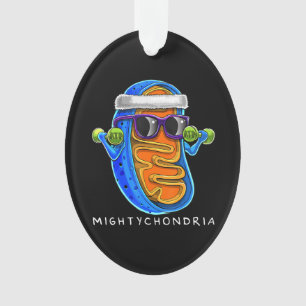 Mightychondria Cellular Biology Science Teacher Ornament