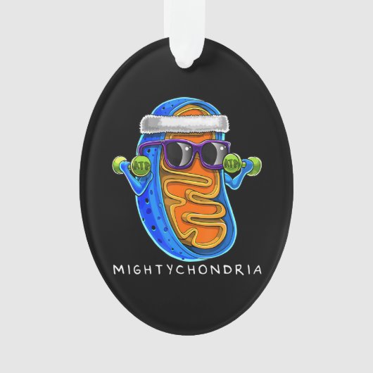 Mightychondria Cellular Biology Science Teacher Ornament (voorkant)