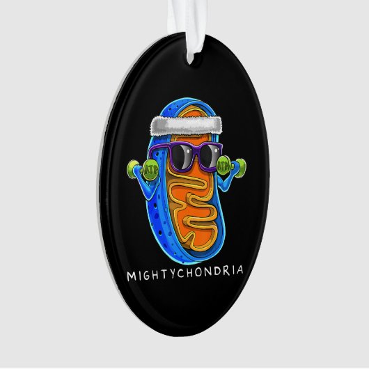 Mightychondria Cellular Biology Science Teacher Ornament (voorkant)