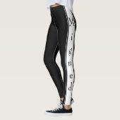 Migned Design Sport Leggings - Uw kleur en tekst (Links)