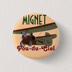 Mignet Pou-du-Ciel KRS Ronde Button 3,2 Cm