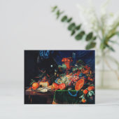 Mignon - Fruits and Oysters, fijn kunstschilderij Briefkaart (Staand voorkant)