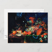 Mignon - Fruits and Oysters, fijn kunstschilderij Briefkaart (Voorkant / Achterkant)