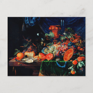 Mignon - Fruits and Oysters, fijn kunstschilderij Briefkaart