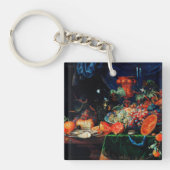 Mignon - Fruits and Oysters, fijn kunstschilderij Sleutelhanger (Voorkant)