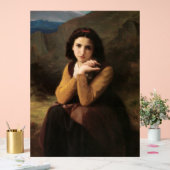 Mignon Innocence of Adolescent Girl, Bouguereau Acryl Bord (Huwelijk)