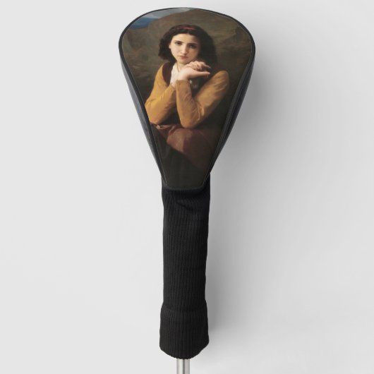 Mignon Innocence of Adolescent Girl, Bouguereau Golfheadcover (Voorkant)