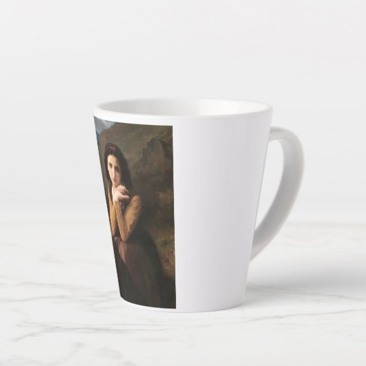 Mignon Innocence of Adolescent Girl, Bouguereau Latte Mok (Rechterhoek)