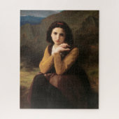 Mignon Innocence of Adolescent Girl, Bouguereau Legpuzzel (Verticaal)