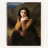 Mignon Innocence of Adolescent Girl, Bouguereau Notitieboek (Voorkant)