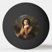 Mignon Innocence of Adolescent Girl, Bouguereau Pingpongbal (Voorkant)