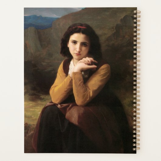 Mignon Innocence of Adolescent Girl, Bouguereau Planner (Achterkant)