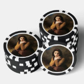 Mignon Innocence of Adolescent Girl, Bouguereau Poker Chips (Opstapeling)