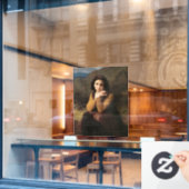 Mignon Innocence of Adolescent Girl, Bouguereau Raamsticker (Cafe Raam)